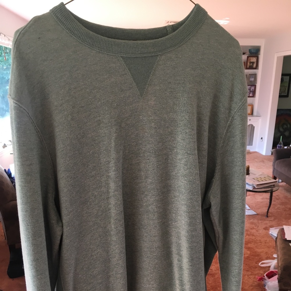 Olive green sweatshirt